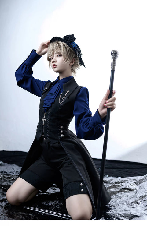 Princess Chronicles Ouji Tuxedo Vest Retro Lolita Prince Tailcoat