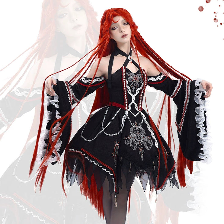 Lolita Phantom Devourer FS Full Set - Cthulhu Dark Gothic Jumper Skirt