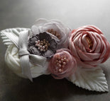 Pink Small Floral Trim Jacket