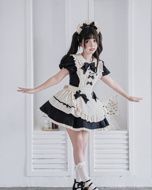 [Pre- order]Hawthorn Berry Classic Apron OP Dress Elegant Maid Lolita Dress