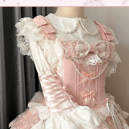 Enchanting Lolita Dress with Delicate Lace: A Whimsical Fairy - Tale Dream