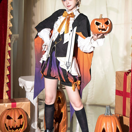 Original Carnival Night Lolita Prince-Style 2D Private Setting Cape + Shorts Performance Daily Set