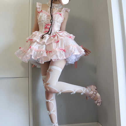 Lolita Sweetheart Ballet Spring/Summer Sweet Dress Suspender Skirt Princess LO Dress