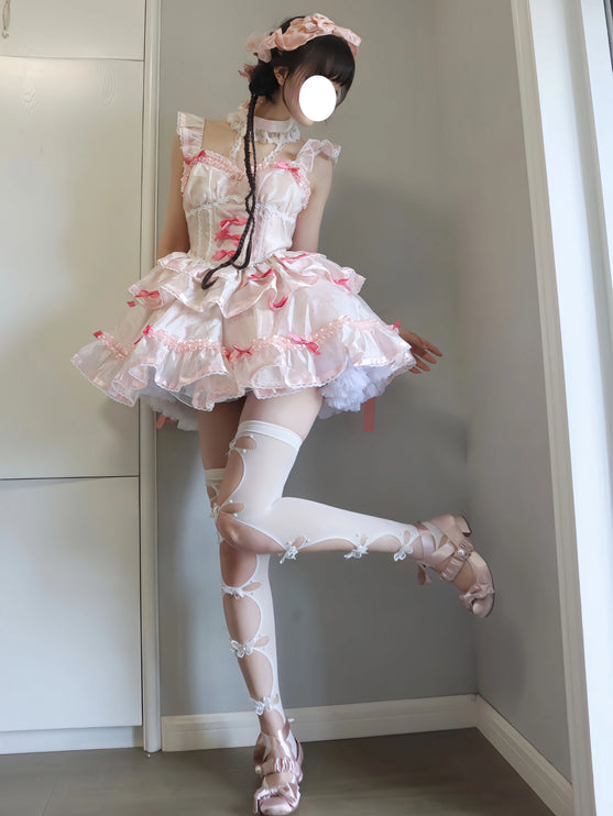 Lolita Sweetheart Ballet Spring/Summer Sweet Dress Suspender Skirt Princess LO Dress