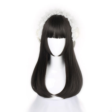 Daily Harajuku Style Lolita Wig Sweet Cute Pink Long Straight Hair