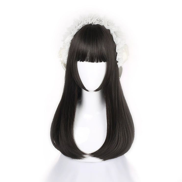 Daily Harajuku Style Lolita Wig Sweet Cute Pink Long Straight Hair