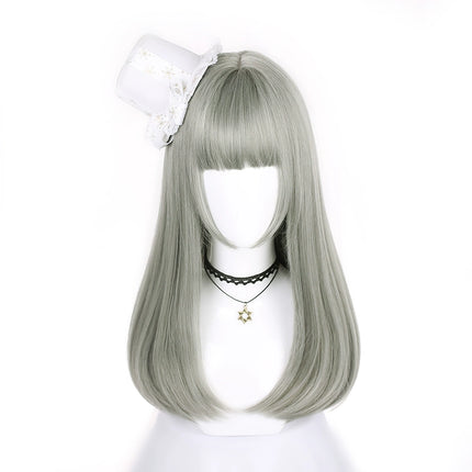 Daily Harajuku Style Lolita Wig Sweet Cute Pink Long Straight Hair