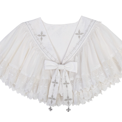 Original Silent Gothic Cathedral Daily Gothic Retro Dark Cla Lolita with Cape
