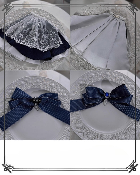 Gothic Prince Lolita Set - Medieval European Style Aristocratic Jacket and Tiered Skirt Outfit