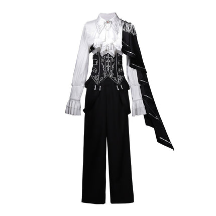 Lolita Prince-style Genderless Outfit | Cool and Stylish 2D Fantasy-Style Custom Shirt Suit