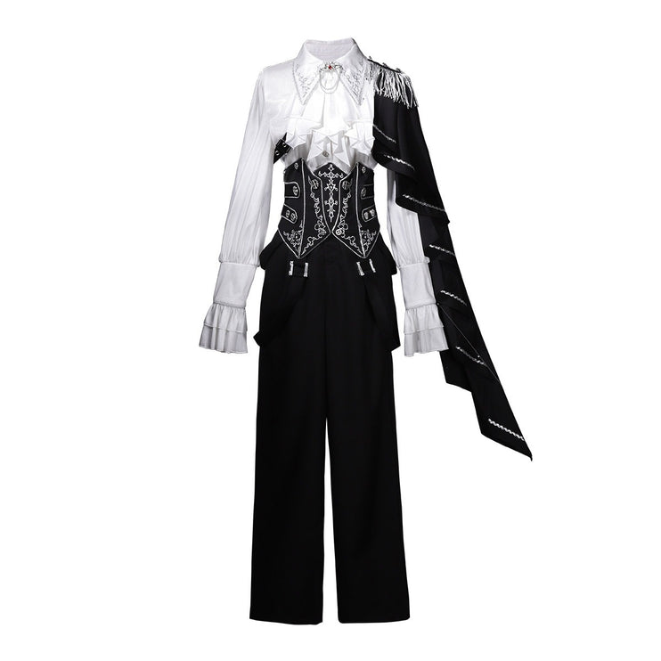 Lolita Prince-style Genderless Outfit | Cool and Stylish 2D Fantasy-Style Custom Shirt Suit
