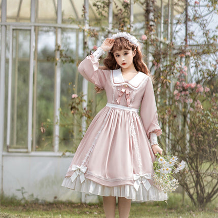Elegant Romantic Lace Lolita OP with Grand Overskirt