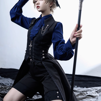 Princess Chronicles Ouji Tuxedo Vest Retro Lolita Prince Tailcoat