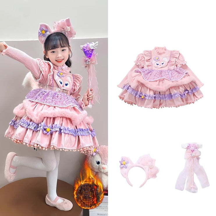 LinaBell Lolita Princess Dress for Girls & Children's Birthday Dress
