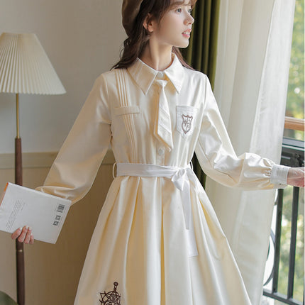 French Retro Lolita JK Dress Vintage Dress Cloak Suit