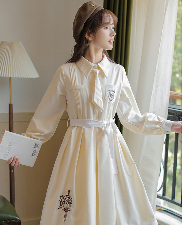 French Retro Lolita JK Dress Vintage Dress Cloak Suit