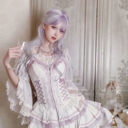 Summer of Roses JSK Gothic Dark Punk Black Lolita Dress